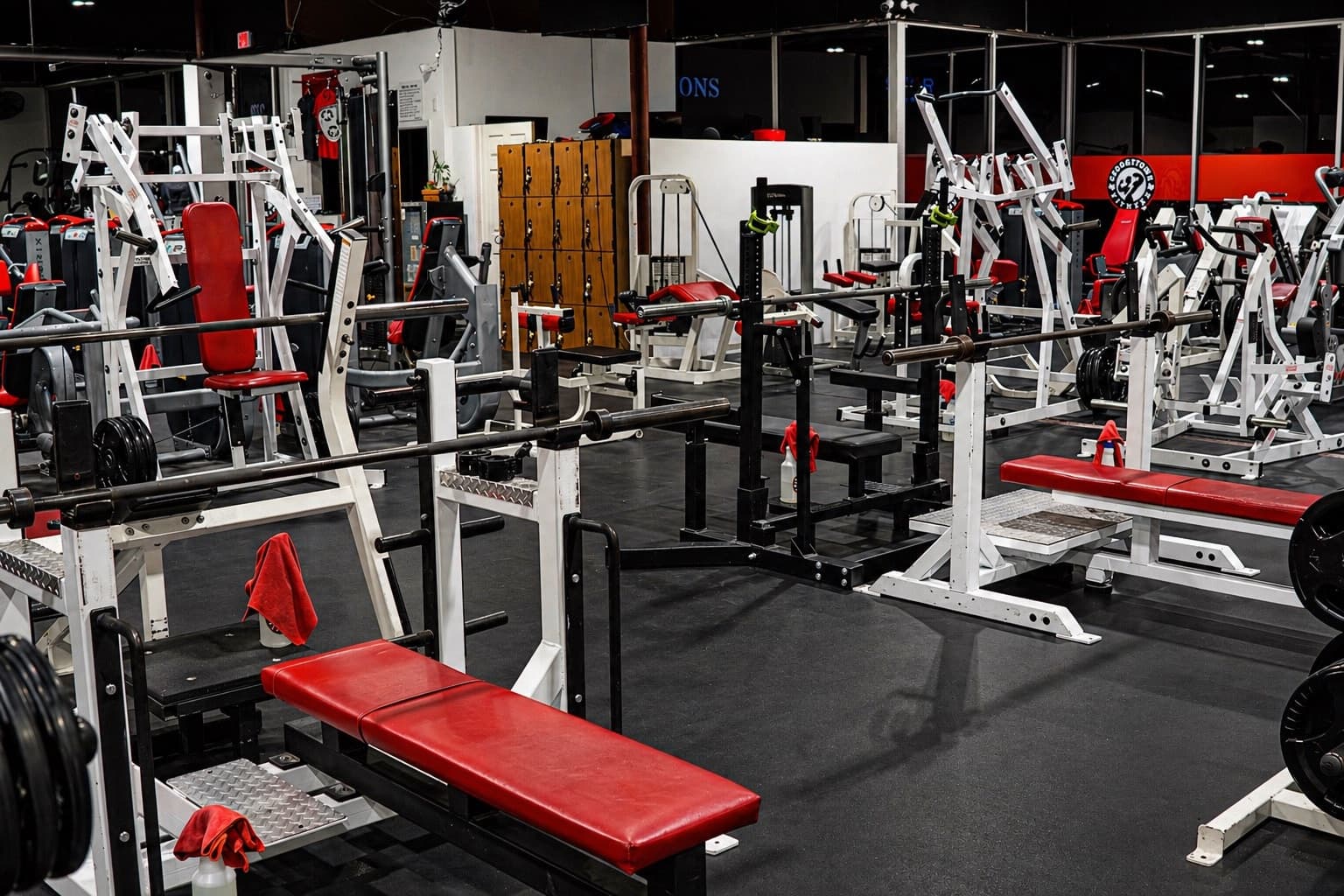 Georgetown Fitness benches and weight machines