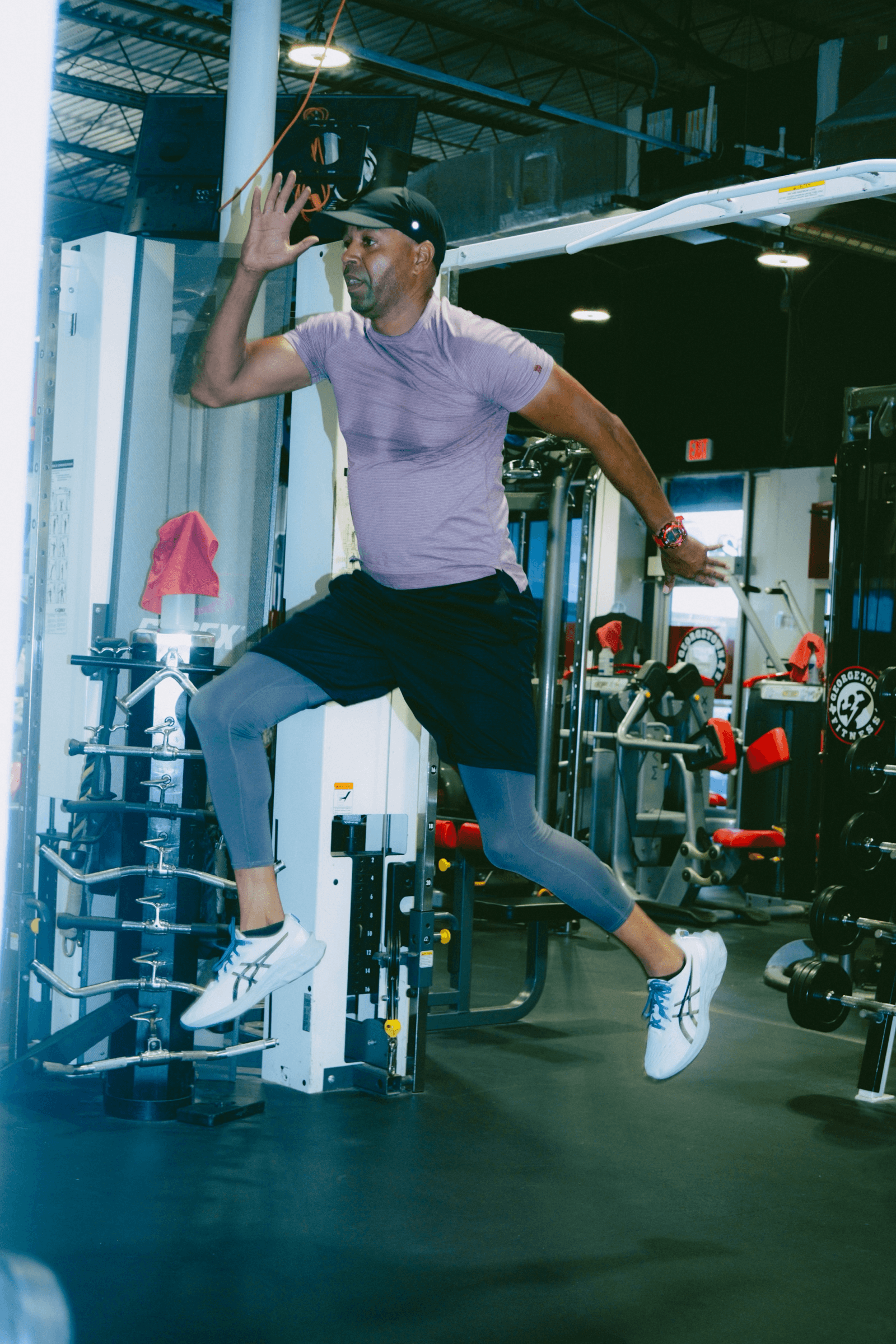 Portrait-style training moment at Georgetown Fitness
